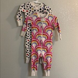 Hanna Andersson baby girls pajama bundle of two 12-18 months